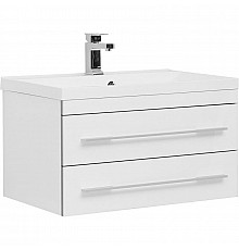 Тумба с раковиной Aquanet Верона 75 287672 подвесная Белая