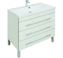 Тумба с раковиной Aquanet Верона 90 287674 Белая