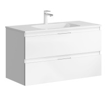 Тумба под раковину Aqwella Accent 100 ACC0110W подвесная Белая