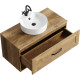 Купить Тумба под раковину Aqwella Craft 100 CRF0110DB подвесная Дуб балтийский в магазине сантехники Santeh-Crystal.ru