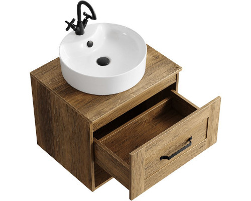 Заказать Тумба под раковину Aqwella Craft 60 CRF0106DB подвесная Дуб балтийский в магазине сантехники Santeh-Crystal.ru