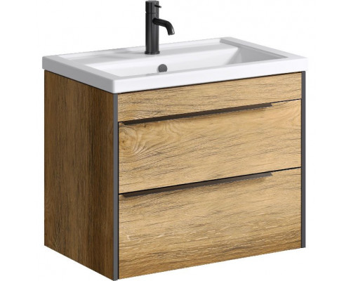 Купить Тумба под раковину Aqwella Fargo 70 FRG0107DB Дуб балтийский в магазине сантехники Santeh-Crystal.ru