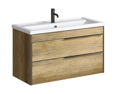 Приобрести Тумба под раковину Aqwella Fargo 100 FRG0110DB Дуб балтийский в магазине сантехники Santeh-Crystal.ru