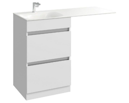 Купить Тумба под раковину Aqwella Form 115 FOR01052 Белая в магазине сантехники Santeh-Crystal.ru
