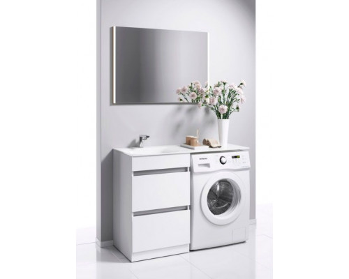 Купить Тумба под раковину Aqwella Form 115 FOR01052 Белая в магазине сантехники Santeh-Crystal.ru