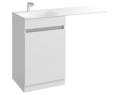 Купить Тумба под раковину Aqwella Form 115 FOR0105KL Белая в магазине сантехники Santeh-Crystal.ru