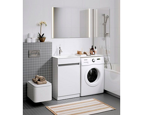 Купить Тумба под раковину Aqwella Form 115 FOR0105KL Белая в магазине сантехники Santeh-Crystal.ru