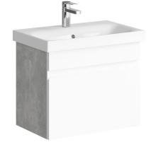 Тумба под раковину Aqwella Smart 60 SRT0106BS подвесная Бетон светлый