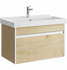 Тумба под раковину Aqwella Urban 80 URB0108DD подвесная Дуб Давос