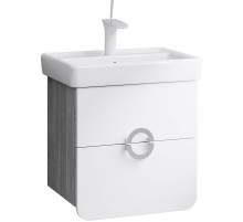 Тумба под раковину Aqwella Аликанте 55 Alic.01.05/Gray подвесная Седой дуб