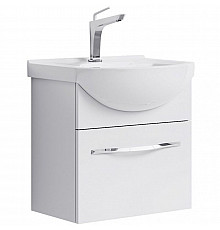 Тумба под раковину Aqwella Аллегро 50 Agr.01.05/1 подвесная Белая