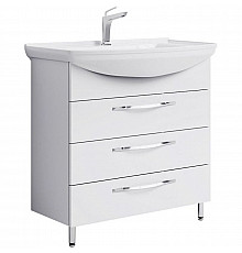 Тумба под раковину Aqwella Аллегро 85 Agr.01.08/3 Белая