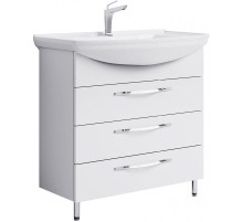 Тумба под раковину Aqwella Аллегро 75 Agr.01.07/3 Белая