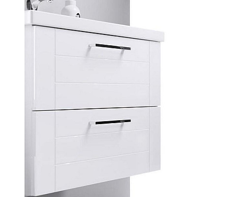 Купить Тумба под раковину Aqwella Манчестер 70 MAN01072 подвесная Белый глянец в магазине сантехники Santeh-Crystal.ru