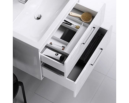 Купить Тумба под раковину Aqwella Манчестер 70 MAN01072 подвесная Белый глянец в магазине сантехники Santeh-Crystal.ru