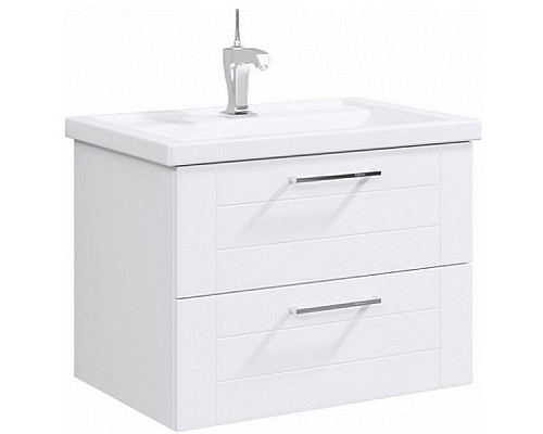 Купить Тумба под раковину Aqwella Манчестер 70 MAN01072 подвесная Белый глянец в магазине сантехники Santeh-Crystal.ru