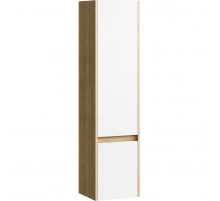 Шкаф пенал Aqwella Сити 35 SIT0535DB Дуб балтийский Белый