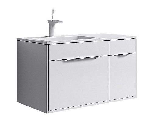 Приобрести Тумба под раковину Aqwella 5 Stars Malaga 90 Mal.01.09/L подвесная Белая в магазине сантехники Santeh-Crystal.ru