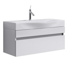 Тумба под раковину Aqwella 5 Stars Бергамо 100 Ber.01.10/W подвесная Белая