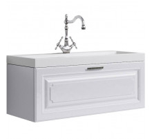 Тумба под раковину Aqwella 5 Stars Империя 100 Emp.01.10/W подвесная Белая