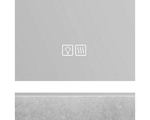 Приобрести Зеркало BelBagno 110 SPC-GRT-1100-800-LED-TCH-WARM с подсветкой с подогревом с сенсорным выключателем в магазине сантехники Santeh-Crystal.ru