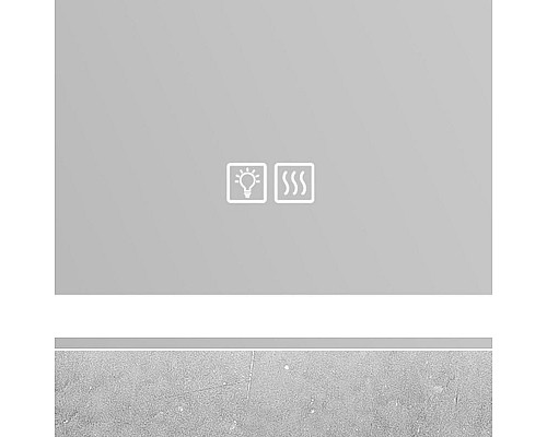 Купить Зеркало BelBagno 140 SPC-GRT-1400-800-LED-TCH-WARM с подсветкой с подогревом с сенсорным выключателем в магазине сантехники Santeh-Crystal.ru