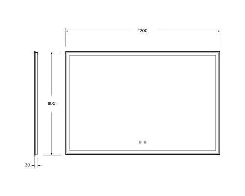 Приобрести Зеркало BelBagno 120 SPC-GRT-1200-800-LED-TCH-SND с подсветкой с голосовым управлением и подогревом в магазине сантехники Santeh-Crystal.ru