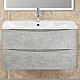 Купить Тумба под раковину BelBagno ACQUA-800-2C-SO-CVG подвесная Cemento Verona Grigio в магазине сантехники Santeh-Crystal.ru