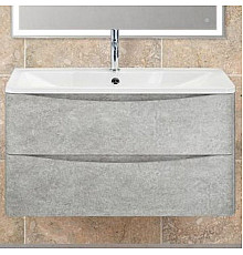 Тумба под раковину BelBagno ACQUA-1000-2C-SO-CVG подвесная Cemento Verona Grigio