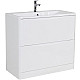 Купить Тумба под раковину BelBagno 100 ACQUA-1000-2C-PIA-BL Bianco Lucido в магазине сантехники Santeh-Crystal.ru