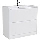 Купить Тумба под раковину BelBagno 80 ACQUA-800-2C-PIA-BL Bianco Lucido в магазине сантехники Santeh-Crystal.ru
