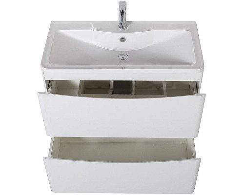 Купить Тумба под раковину BelBagno 80 ACQUA-800-2C-PIA-BL Bianco Lucido в магазине сантехники Santeh-Crystal.ru