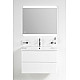 Заказать Тумба под раковину BelBagno 105 ALBANO-CER-1050-2C-SO-BL подвесная Bianco Lucido в магазине сантехники Santeh-Crystal.ru