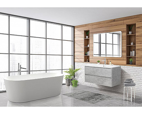 Santeh-Crystal.ru: Тумба под раковину BelBagno 105 ALBANO-CER-1050-2C-SO-CVG подвесная Cemento Verona Grigio Приобрести Тумба под раковину BelBagno 105 ALBANO-CER-1050-2C-SO-CVG подвесная Cemento Verona Grigio в магазине сантехники Santeh-Crystal.ru