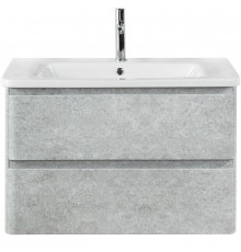 Тумба под раковину BelBagno 80 ALBANO-CER-800-2C-SO-CVG подвесная Cemento Verona Grigio