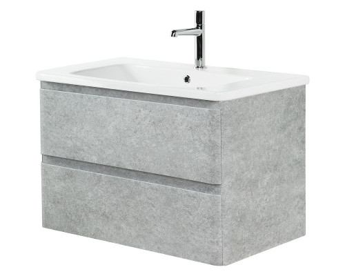 Приобрести Тумба под раковину BelBagno 80 ALBANO-CER-800-2C-SO-CVG подвесная Cemento Verona Grigio в магазине сантехники Santeh-Crystal.ru