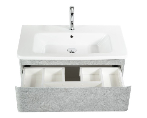 Приобрести Тумба под раковину BelBagno 80 ALBANO-CER-800-2C-SO-CVG подвесная Cemento Verona Grigio в магазине сантехники Santeh-Crystal.ru