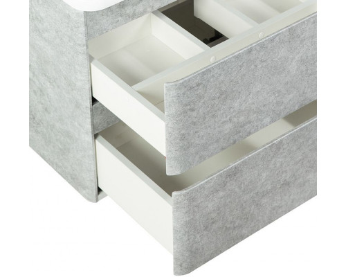 Приобрести Тумба под раковину BelBagno 80 ALBANO-CER-800-2C-SO-CVG подвесная Cemento Verona Grigio в магазине сантехники Santeh-Crystal.ru