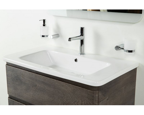 Заказать Тумба под раковину BelBagno 80 ALBANO-CER-800-2C-SO-RNG подвесная Robere Nature Grigio в магазине сантехники Santeh-Crystal.ru