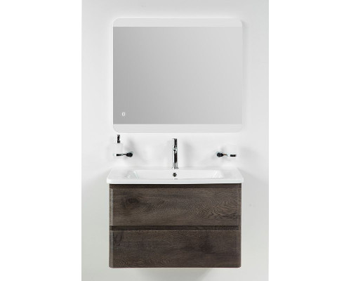 Заказать Тумба под раковину BelBagno 80 ALBANO-CER-800-2C-SO-RNG подвесная Robere Nature Grigio в магазине сантехники Santeh-Crystal.ru