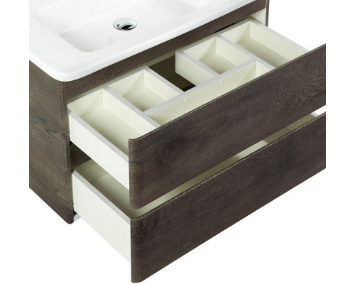 Заказать Тумба под раковину BelBagno 80 ALBANO-CER-800-2C-SO-RNG подвесная Robere Nature Grigio в магазине сантехники Santeh-Crystal.ru