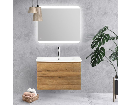 Заказать Тумба под раковину BelBagno 80 ALBANO-CER-800-2C-SO-RR подвесная Rovere Rustico в магазине сантехники Santeh-Crystal.ru