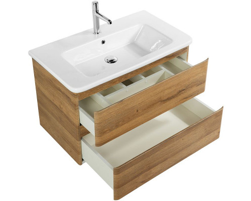 Заказать Тумба под раковину BelBagno 80 ALBANO-CER-800-2C-SO-RR подвесная Rovere Rustico в магазине сантехники Santeh-Crystal.ru