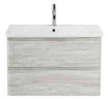 Тумба под раковину BelBagno 80 ALBANO-CER-800-2C-SO-RVB подвесная Rovere Vintage Bianco