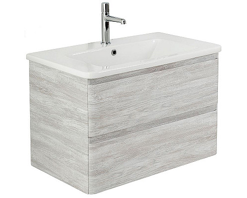 Заказать Тумба под раковину BelBagno 80 ALBANO-CER-800-2C-SO-RVB подвесная Rovere Vintage Bianco в магазине сантехники Santeh-Crystal.ru