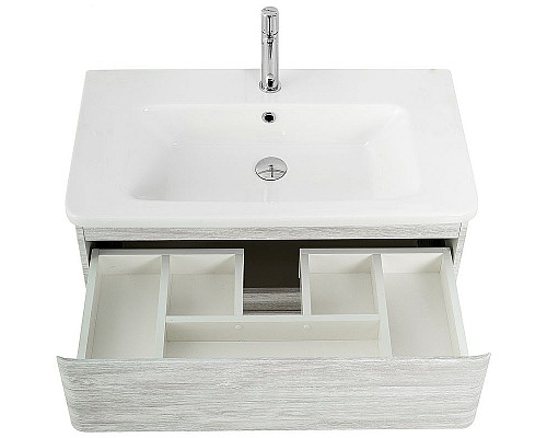 Заказать Тумба под раковину BelBagno 80 ALBANO-CER-800-2C-SO-RVB подвесная Rovere Vintage Bianco в магазине сантехники Santeh-Crystal.ru