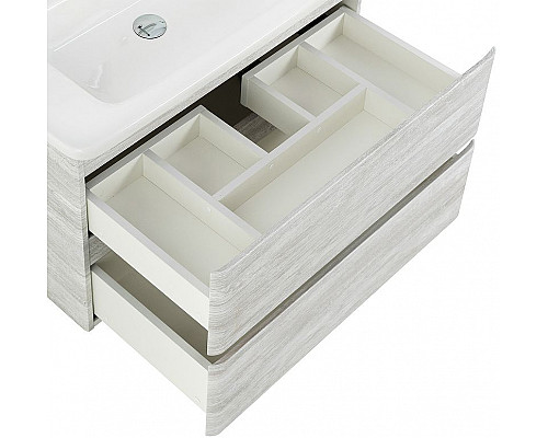 Заказать Тумба под раковину BelBagno 80 ALBANO-CER-800-2C-SO-RVB подвесная Rovere Vintage Bianco в магазине сантехники Santeh-Crystal.ru