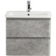 Купить Тумба под раковину BelBagno 50 ALBANO-CER-500-2C-SO-CVG подвесная Cemento Verona Grigio в магазине сантехники Santeh-Crystal.ru