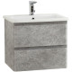 Купить Тумба под раковину BelBagno 50 ALBANO-CER-500-2C-SO-CVG подвесная Cemento Verona Grigio в магазине сантехники Santeh-Crystal.ru
