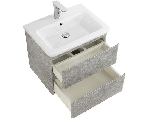Купить Тумба под раковину BelBagno 50 ALBANO-CER-500-2C-SO-CVG подвесная Cemento Verona Grigio в магазине сантехники Santeh-Crystal.ru